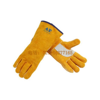金黃色護(hù)掌焊接手套