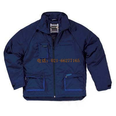 代爾塔 聚酯防風(fēng)夾克帶PU涂層-可脫卸袖子