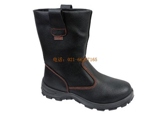 代爾塔牛皮安全靴