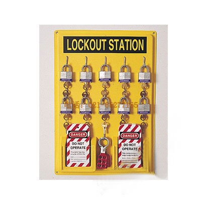 諾斯 LSE105F 10人用鎖具掛板